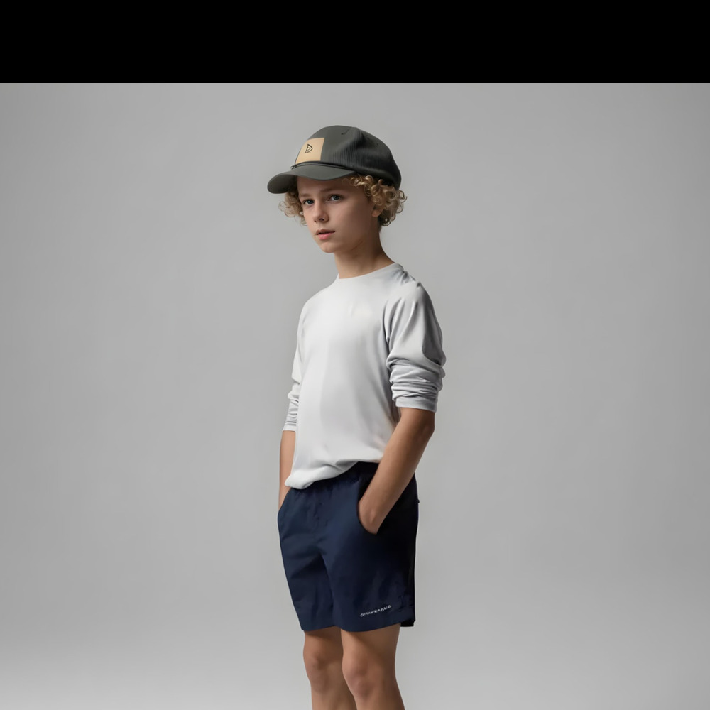 NWT Columbia Boys Backcast Fishing Activewear Shorts Navy Blue M